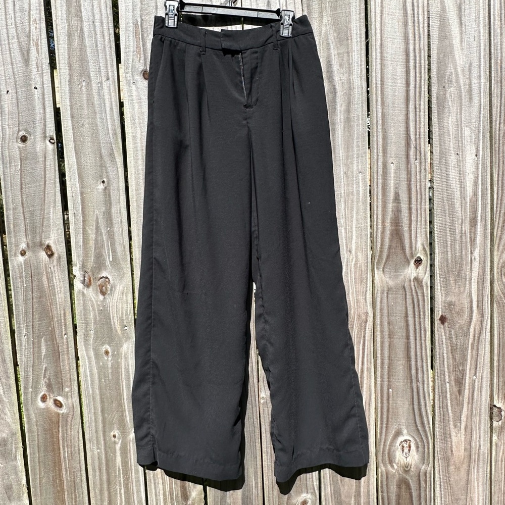 A New Day Black Wide-Leg Trousers